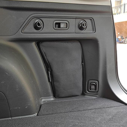 Trunk Upgrade, Trunk Organizer Pocket Bag, Trunk Cubby Storage bag, Cargo side pocket For Subaru Forester SK 2024 2023 2022 2021 2020 2019,Black, 2 pcs (Driver's side+Passenger's side)