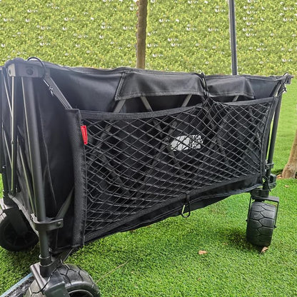 Cargo Net for Utility Folding Wagon, Stroller Wagon, Folding Trolley Cart, Beach Cart Extra Storage Space Large Storage Capacity Net Wagon