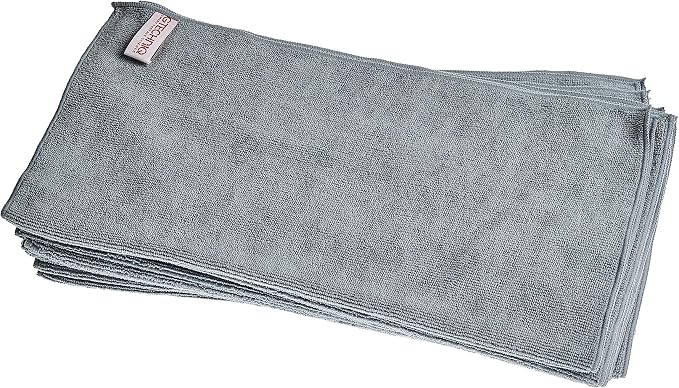 Gtechniq MF1 ZeroR Microfiber Cloth for Cars (10 Pack) | Soft Car Cleaning Cloth with Ultra Split Fibers, Machine Washable