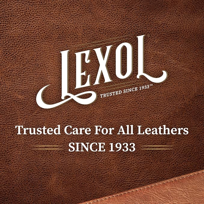 Lexol All Leather Conditioner for Car Seats and Interiors, Couches and Furniture, Shoes and Boots, Bags and Jackets, Baseball Gloves, Horse Saddles, 16.9 oz