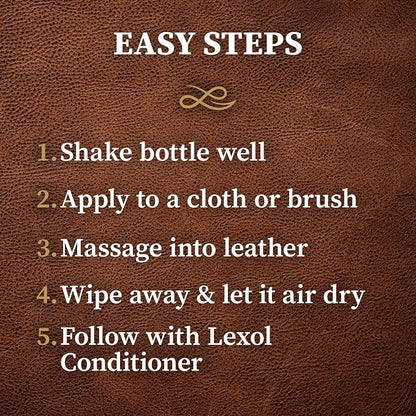 Lexol All Leather Cleaner 16.9 oz – Deep Cleaning formula for car interior, couches, furniture, shoes, boots, purses, jackets, gloves, saddles and motorcycle gear