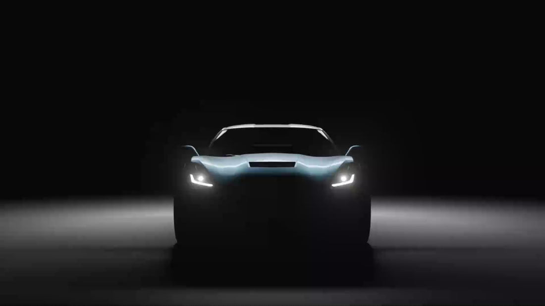 Black Red 3D Car Intro Video